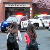 <p>&quot;Swatting&quot; call brings police to an evacuated Ridgewood High School on Monday, April 17.</p>