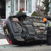 <p>At the scene on Heights Avenue in Fair Lawn.</p>