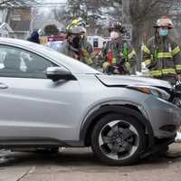 SUV Hits Hawthorne House, Driver Hospitalized