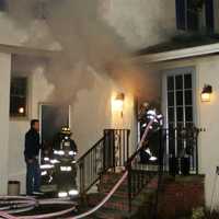 PHOTOS: Glen Rock Basement Blaze Injures Firefighter
