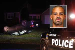 Ex-Con Burglary Suspect Clips Fair Lawn Detective, Crashes In Glen Rock