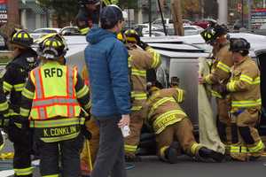 NY Driver Freed, Hospitalized After 3-Vehicle Ramsey Crash