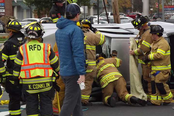 NY Driver Freed, Hospitalized After 3-Vehicle Ramsey Crash