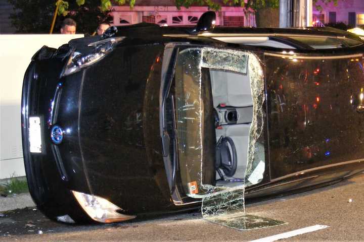 PHOTOS: Fair Lawn Rescue Squad Cuts Out Windshield To Free Driver