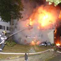 <p>Ridgewood firefighters confined the blaze to the garage.</p>