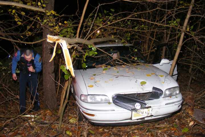 Medical Episode Sends Sedan Barreling Into Ridgewood Backyard