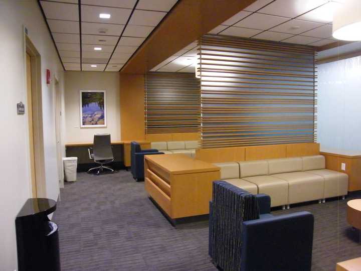 The Evan Lieberman Friends and Family Lounge at Westchester Medical Center in Valhalla.