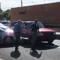 <p>Route 17 crash in Paramus.</p>