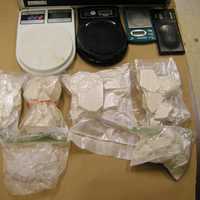 <p>Some of the drugs seized.</p>