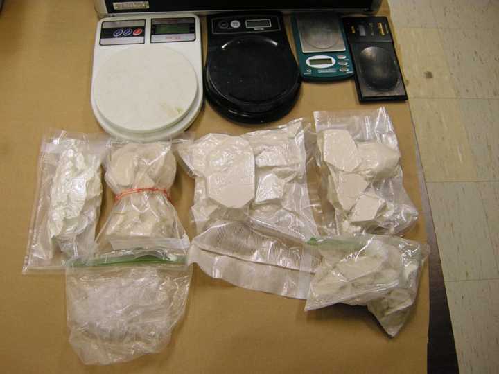 Some of the drugs seized.