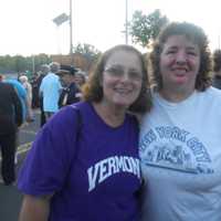 <p>Gail Carlos (left) and Elizabeth Reilly, both on the Emerson Ambulance Corps.</p>