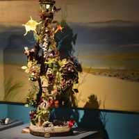 <p>Several lighthouses lined the galleries at the Maritime Aquarium in Norwalk Friday. Each was created by a student or hobbyist in Connecticut or New York as part of the aquarium&#x27;s annual juried lighthouse art show.</p>