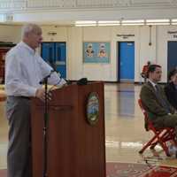 <p>Terry O&#x27;Connor, executive director of the Cardinal Shehan Center, explained how proposed federal budget cuts could affect his Bridgeport programs.</p>