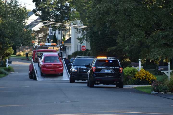 K-9 Officer Tracks Down Suspect After Police Car Pursuit Ends In Southport