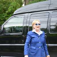 <p>Hillary Clinton arrives for New Castle&#x27;s 2016 Memorial Day parade, which was held in downtown Chappaqua.</p>