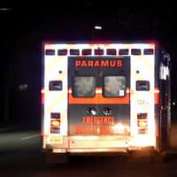 <p>Paramus EMS, joined by uniformed officers, took Keith Hanlon of Ridgewood to nearby Bergen New Bridge Medical Center, where he remained in custody on Monday, April 10.</p>