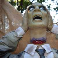 <p>One of the many animatrons in the Stewart&#x27;s haunted maze.</p>