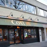 <p>Restaurant chain Cosi is closing its Mount Kisco location. The store is pictured facing South Moger Avenue.</p>