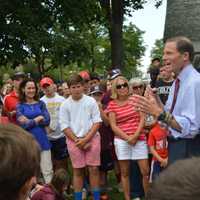 <p>U.S. Sen. Richard Blumenthal invited the Fairfield American Little League team to Washington, D.C.</p>