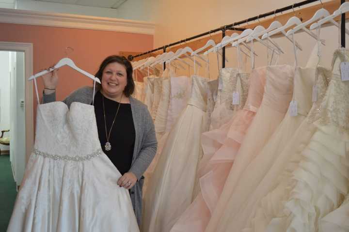 Erica La Ferlita opened Savvy Bride in Stratford in January.