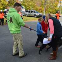 <p>Visitors enjoy the Fall Festival at the DAWS shelter in Bethel.</p>