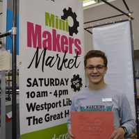 <p>Demetri Dassouras has gathered an eclectic band of entrepreneurs for the Westport Library&#x27;s first-ever Mini Makers Market.</p>