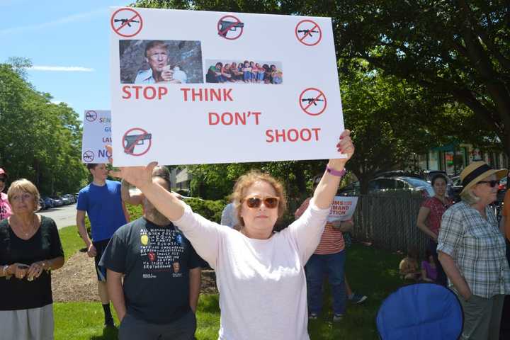 Gun Control Advocates Rally At Congressman Garrett's Glen Rock Office