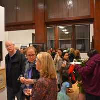 <p>A grand opening for the Katonah Art Center at its new location in Goldens Bridge included a packed reception.</p>