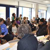 <p>Dozens crowded the conference room at Southwest Community Health Center to hear about the Mental Health Reform Act.</p>