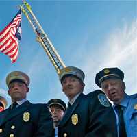 <p>The Town of North Castle held a memorial service Sunday at Wampus Park, honoring those lost or affected by the 9/11 attacks.</p>