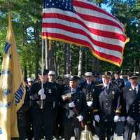 <p>The Town of North Castle held a memorial service Sunday at Wampus Park, honoring those lost or affected by the 9/11 attacks.</p>