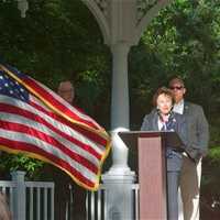 <p>Congresswoman Nita Lowey speaks at Sunday&#x27;s memorial service.</p>