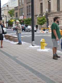 Bridgeport Sees Snow As Film Crew Preps For Holiday Movie