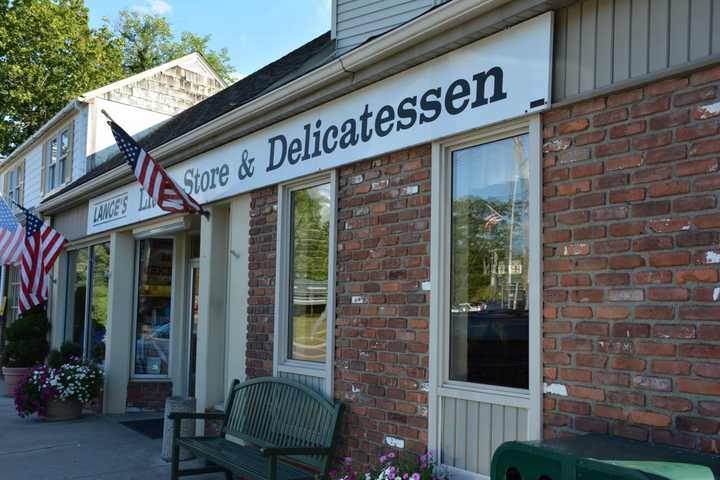 Lange&#x27;s Little Store &amp; Delicatessen in Chappaqua, pictured the day after a shooting that took place by its entrance.