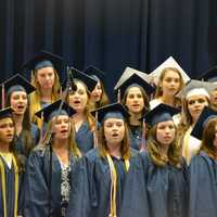 <p>Carmel High School's 2016 commencement included a performance from the Senior Chorale, which did a rendition of "Times of Your Life" by Bill Lane and Roger Nichols.</p>