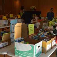 <p>Bargain hunters head to the Awesome Autumn Book Sale at the Wilton Library.</p>