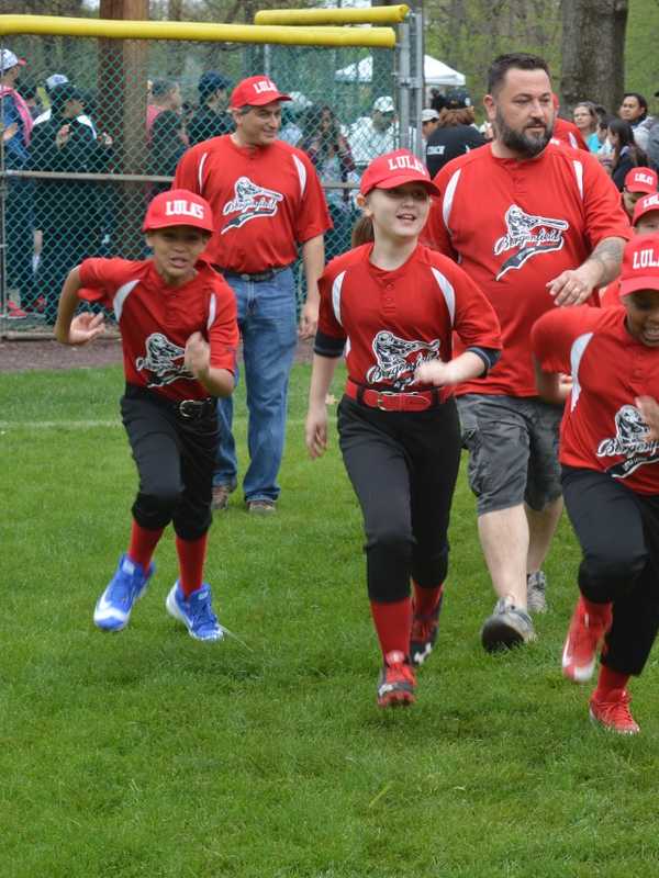 PHOTOS: Former Fire Chief Honored At Bergenfield Little League Opening Day