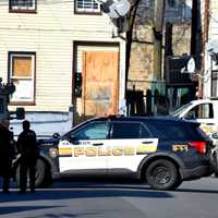 <p>Looking toward Lyon Street at the north end of Rosa Parks Boulevard in Paterson following a shooting on Monday, March 6.</p>