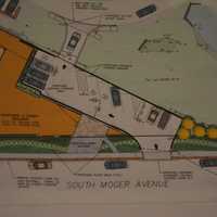 <p>The site plan for a proposed 2-story building at the former Eduardo's site in downtown Mount Kisco.</p>