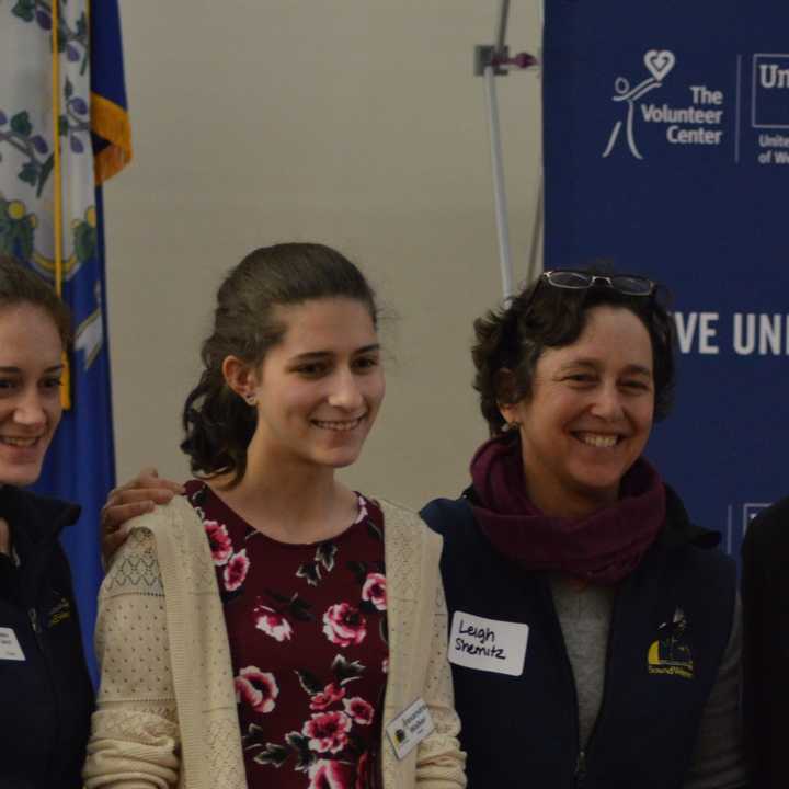 Alexandra Walker, who volunteered at Soundwaters so often that her students assumed she worked there, was honored at United Way’s Volunteer Day awards ceremony Friday.