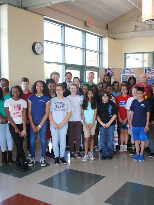 Peekskill Middle School Helps Induct Veteran Into Hall Of Fame