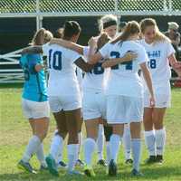 <p>The defending sectional champion John Jay High girls soccer team rolled out the welcome mat Tuesday for North Rockland in a replay of last year&#x27;s Class AA championship game.</p>