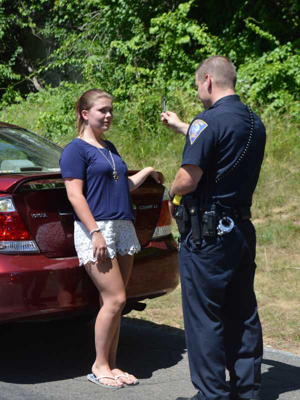 Shelton Police Stress Safe Driving At Pre-Holiday Mock Arrest