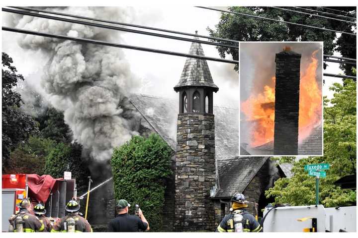 Four Firefighters Injured After Blaze Damages Historic Church