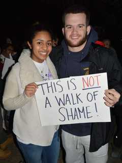 Students At Danbury's WestConn March On Campus To Stop Sexual Violence