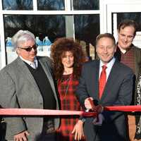 <p>Westchester County Executive Rob Astorino cuts the ribbon at the opening of DeCicco &amp; Sons in Millwood.</p>