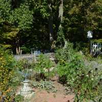 <p>A garden at Muscoot Farm in Somers.</p>