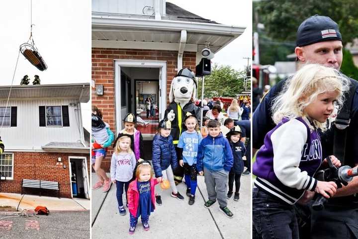 Kids See Firefighting Techniques, Equipment Up Close At Ho-Ho-Kus Open House