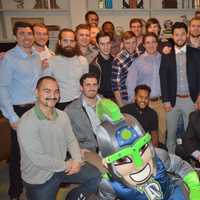 <p>The Danbury Titans hockey team gathers at Kennedy Flats for a party to kick off the new season.</p>