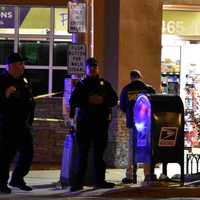 <p>The Bergen County Sheriff's Bureau of Criminal Identification collected evidence at Seasons Express on Cedar Lane in Teaneck.</p>